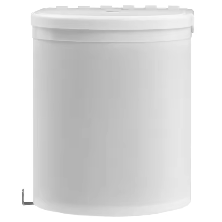 vidaXL Papelera de Cocina Empotrada Acero Inoxidable 12 L Cubo de Basura Color Negro y plateado,  Blanco, y mas - 1