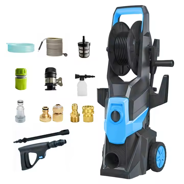 150bar Lavadora de alta presión para coche, bomba de agua, generador de espuma, limpiador de Tornado, accesorios para coche, 1500W-2000W Lavadora de automóviles - 1