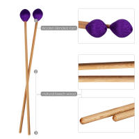 Mazáis De Marimba De Medio Peso Para Xilofono Y Glockenspiel Con Mango De Roble Accesorios Musicales De Instrumentos De Música - details 9