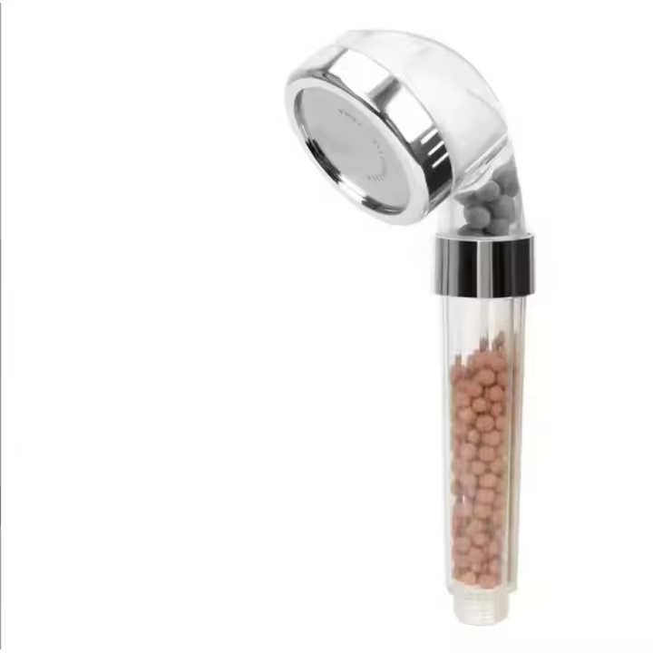 Alcachofa de Ducha Alta Presion,Purificación y Ahorro de Agua con Perlas Filtradoras Antical y Anticloro, Cabezal Ducha Universal Desmontable - 1