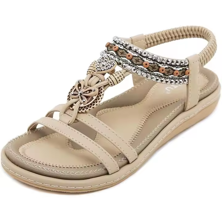 Sandalias Planas Mujer Verano Casual Comodos Zapatos de Playa Talla 36-44 - 1