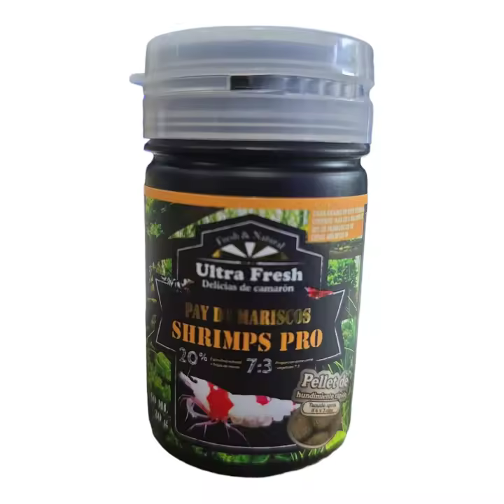 AZOO ULTRA FRESH SHRIMPS PRO 60ML - Alimento premium para gambas de agua dulce - 1