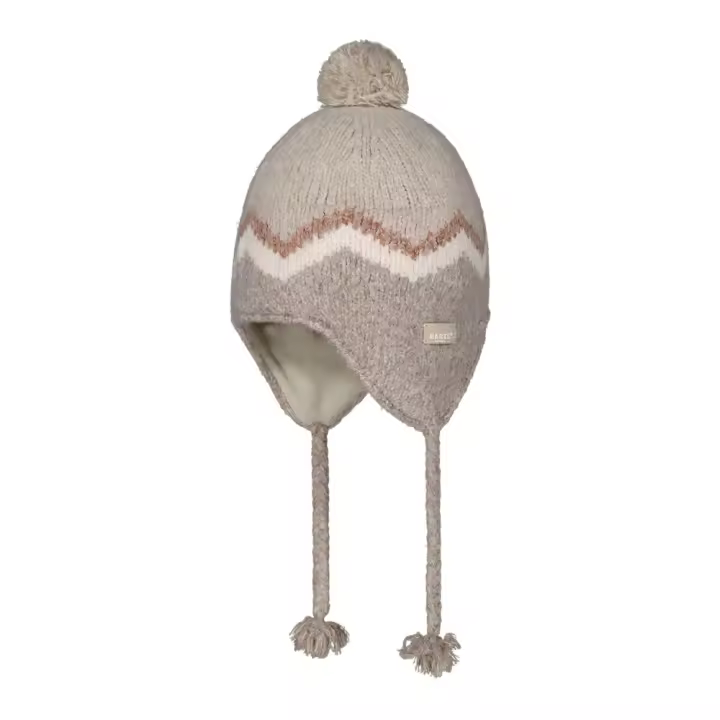 Gorro Con Orejeras Beige Barts Lotey Inka Light Brown Cómodo y Cálido - 1