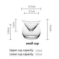 Martini Molecular Copa De Cocktail Con Base Triangular Cristal Vaso De Bebida Creativo Para Fiesta Accesorios De Barra - details 5