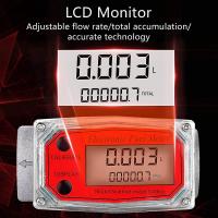 1 pulgadas digital turbina caudalímetro digital LCD con NPT Contador combustible caudalímetro para medir - details 2