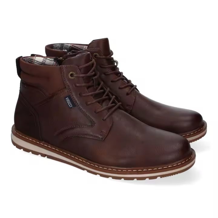 Botines casual cómodos para hombre color marrón VRAE-93 - 1