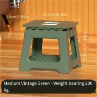 Pequeño Taburete Portátil Para Exteriores - Silla Plegable De Plástico Grueso Y Banqueta Para Adultos Y Niños Muebles De Jardín Modernos Para Playa - details 6
