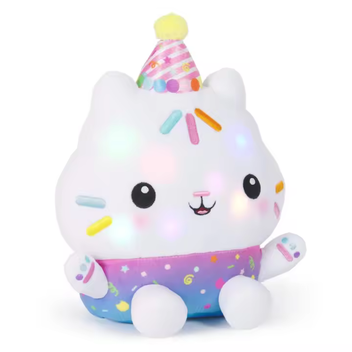 SPIN MASTER - LA CASA DE MUÑECAS DE GABBY - PELUCHE INTERACTIVO PASTELILLO CAKEY CAT GABBY´S DOLLHOUSE - 6071152 - Juegos Infantiles - Muñecas Para Niñas - Juguetes Niños +3 Años - 1