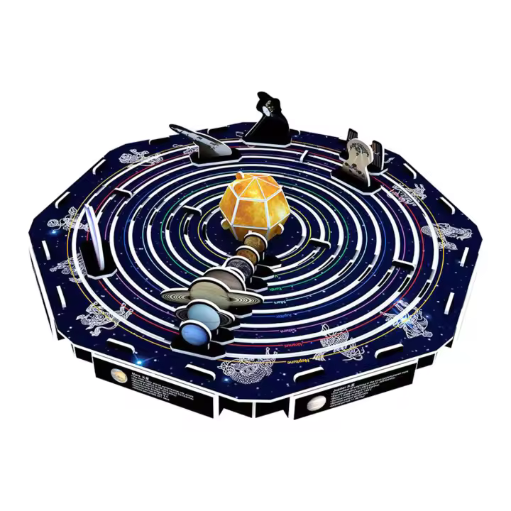DAM. Puzzle 3D Solar system 45 piezas. 20,3x20,3x4,4 cm. 20x20x4cm. - 1