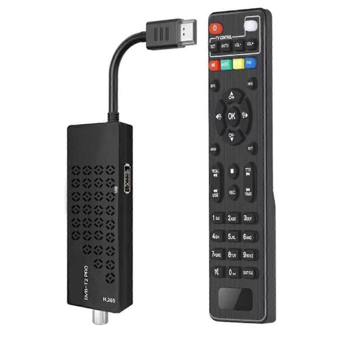 Descodificador TDT HD Sintonizador TDT HD compatible con HDMI Descodificador DVB T2 H265 HD Euroconector TDT HD Full HD 1080