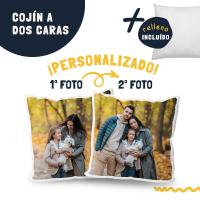 DEREGALOOS Cojín Personalizado de 40x40 cm con Impresión a Doble Cara y Relleno Incluido - details 1