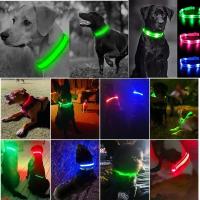 Collar LED Para Perros Ajustable Y Recargable Luminoso Para Noche Anti-Pérdida Correa De Luz Para Pequeños Perros - details 20