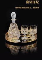 Juego De Cristal Europeo Clásico Para Licor Y Vino Vidrio Resistente a Temperatura Barra Hogar Whiskey Set De Cristales Para Bebidas Alcohólicas - details 6