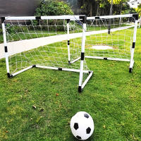Juego De Puerta De Fútbol Plegable En PP Material Portátil Para Interior Y Exterior Con Red Removible Equipo De Entrenamiento Incluye Bola - details 1