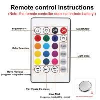 Bombilla LED RGB Blanca Con Control Remoto IR Y Altavoz Bluetooth Para Cambio De Color Ideal Para Fiestas En Casa E27 E26 85-265V - details 4