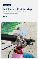 Torneo De Manillar EVOSID Para Bicicleta De Montaña 31.8mm Riser Ajustable De Aluminio Para Vuelco Y Carretera MTB Ciclismo - details 6