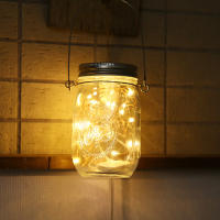 Luz Solar LED Para Botella De Mason Impermeable 20/10 Lámparas Colgantes Para Jardín Patio Porche Decoración Sin Batería - details 18