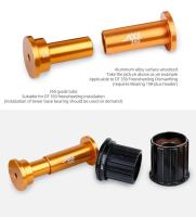 Herramienta De Instalación Y Remoción De Eje Transversal De Bicicleta Con Cierre Rápido Herramienta De Reparación De Eje DT Ratchet Star DT350 Freehub Hub Body - details 7
