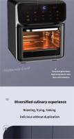 10L Large Capacity Electric Air Fryers Oil-free Automatic Household Multi-function Kitchen 360°Baking Convection Oven Fryer - details 7