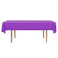 Mantel Desechable Colorido Para Fiesta Rojo Rosa Blanco Adecuado Para Navidad Cumpleaños Boda Decoración De Mesa - details 3