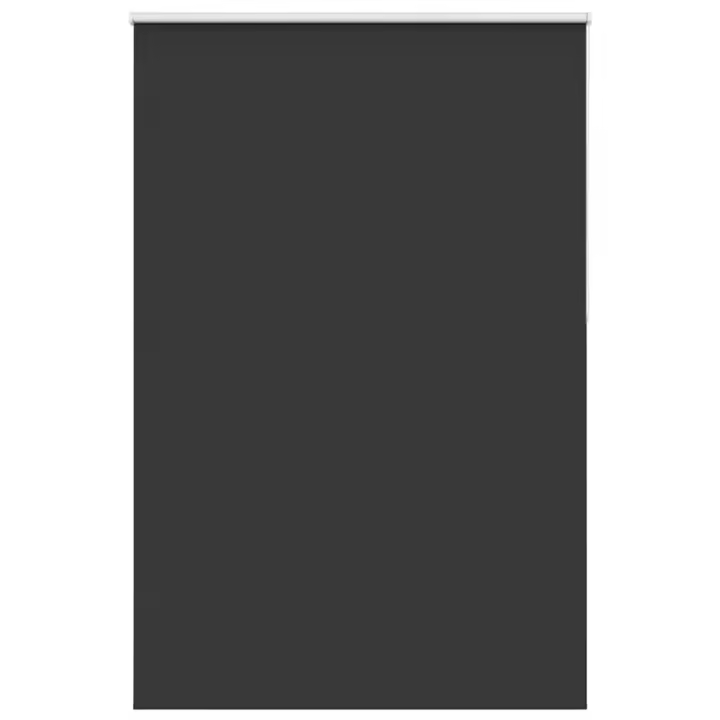 vidaXL Estor Enrollable Opaco negro 145x230 cm Tela Ancho 141,6 cm - 1