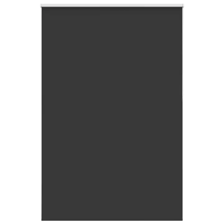 vidaXL Estor Enrollable Opaco negro 145x230 cm Tela Ancho 141,6 cm - 1
