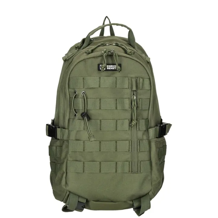 Mochila Arizona 47243, Marca Enrico Benetti, Color Verde Oliva, Tamaño 30x20x45 cm, Unisex - 1