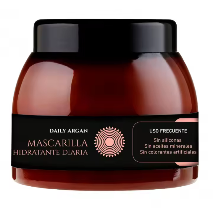 NaturCure Mascarilla Argan Uso Diario Hidratante Cosmetica Natural - 500ml - 1
