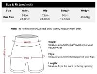 Shorts Deportivos De Cintura Alta Para Mujer Sensación De Vacío Leggings De Push up Con Control De Abdomen Yoga Correr Fitness Gimnasio Pantalones Delgados - details 1