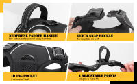 Nobleza - Arnes Perro Pequeño, Arnes Perro Antitirones con Lineas Reflectantes, Cómodo Transpirable Acolchada Ajustable Arneses Tipo Chaleco para Perros para Adiestramiento, Paseo - details 3