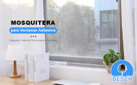 NQT Mosquitera para Ventanas Adhesiva, Protección Contra Insectos Recortable - Malla Anti Moscas, Mosquito - details 0