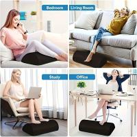 1pc Ergonómico Soporte De Pies Para Escritorio Oficina Con Cubierta Lavable Esponja Soporte De Pies Rocker Material Poliéster 100% - details 3