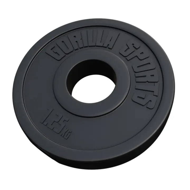 Gorilla Sports Disco de pesas olímpico 50/51 mm de plástico - 1