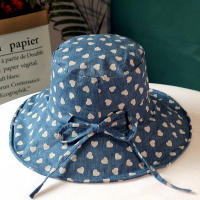 Sombrero Para Mujer Verano Impresión De Amor Gran Alas Protección Solar Algodón Y Lino Plegable Sombrero De Pescador - details 2