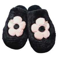 ZAPATILLAS DE CASA PARA INVIERNO FLORES,ZAPATILLAS DE MUJER,color gris,negro,Zapatillas de invierno,ANTIDESLIZANTES,CM, FESPU - details 4