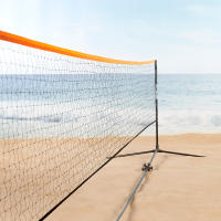 Aktive - Red de voley y badminton con altura regulable, medidas 505x101x157/91, bolsa de transporte, portátil, red voleibol, para césped, playa, jardín, estructura de hierro - details 2