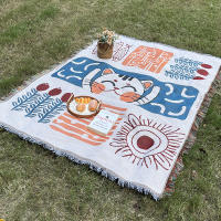 Carpet Bohemio Para Picnic Alfombra De Playa Portátil Para Camping Y Uso Doméstico Tapete De Sofá Tejido Poliéster 100% - details 16