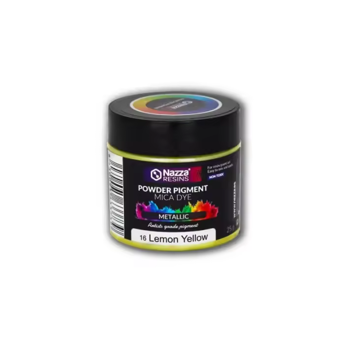 Pigmentos Metálicos en Polvo de Mica (25g) para trabajos artísticos con Resinas Epoxi - 1