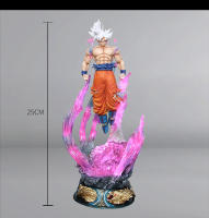 Figura De Anime Dragon Ball Son Goku 24cm Ultra Instinct Super Saiyan Estatua PVC Regalo Ornamento De Modelo Para Fans - details 4