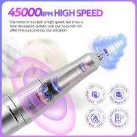 Máquina De Uñas Eléctrica Profesional 45000RPM Para Gel Y Pólipos De Uñas Recargable Portátil Herramienta De Manicura - details 2