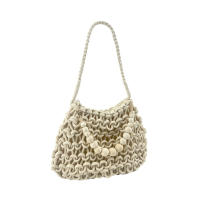 MODELISA Bolso De Hombro Hobo Crochet Macramé Playa Estilo Casual Mujer - details 1