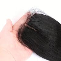 Cierre De Encaje De Onda Corporal Solo Cabello Humano 2x1 & 4x1 T Parte Encaje De Pelo Remy Brasileño Transparente 150% Densidad Longitud 12-22 Pulgadas - details 4