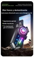 Auriculares De Motocicleta X3 Bluetooth 6.0 Con Luces Tri-Colorables Y IPX6 Impermeables Soporta Conectar 2 Teléfonos Al Mismo Tiempo - details 0