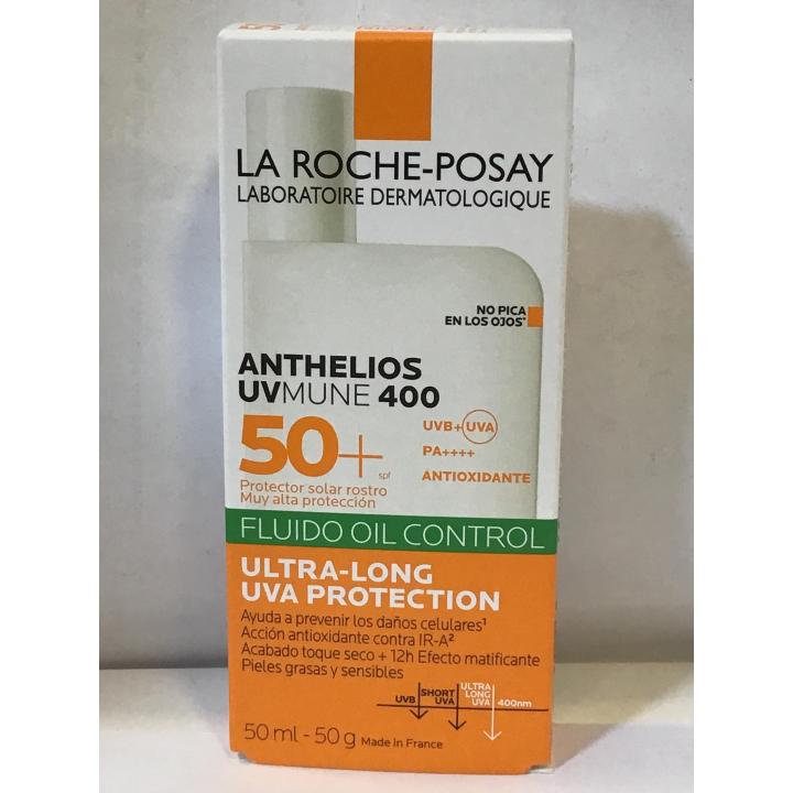 Anthelios Uvmune 400 La Roche Posay Fluido Oil Control SPF 50+ 50ml333 — oferta en Miravia