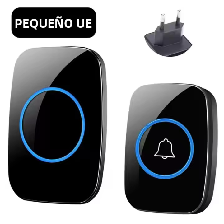 Timbre De Puerta Inteligente Inalámbrico 300M EU Plug Impermeable Con Alarma Y Buzzer Para Hogar Timbre Inteligente De Bello Welcome - 1