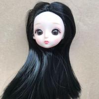 Muñeca De Juguete DIY Con Cabeza De Muñeca De Anime Larga Y Colorida Ojos Estelares Para Niñas Regalo De Vestir Muñeca De 1/6 - details 15