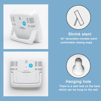 Termómetro Y Higrómetro Digital Justilau Con Sensor De Temperatura Y Humedad Para Interior Múltiples Funciones Pantalla LCD Fácil De Usar - details 1