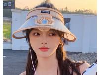 Sombrero De Verano Para Mujer 2024 Protección Solar Anti UV Sombrilla De Playa Sombrero De Paja Eléctrico Para Exterior - details 15