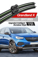 LimpiaParabrisas Anteojos Delantero Para Opel Grandland X 2017-2023 Pares Accesorios De Ventanas 2018 2019 2020 2021 2022 Material De Goma Natural Inteligente Boneless - details 0