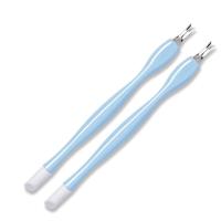 Herramienta De Cuidado De Uñas 2 En 1: Trimmer De Acero Inoxidable Y Remover De Cutícula UV Gel Polvo Para Manicura Y Pedicura Eliminador De Piel Muerta - details 2